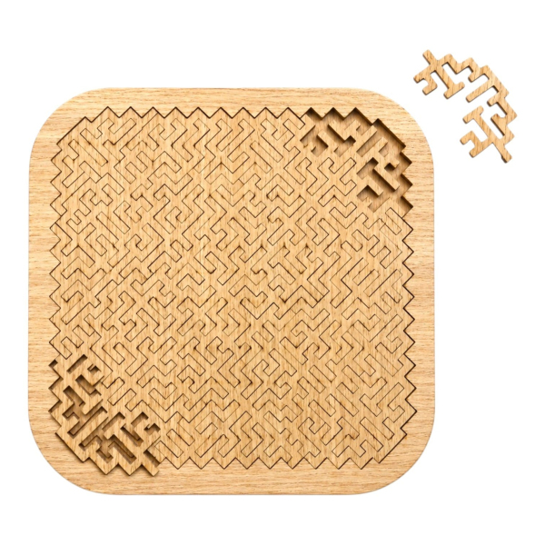 Rompecabezas Fractal Laberinto Cuadrado