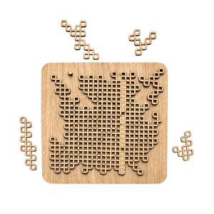 Rompecabezas Fractal Cuadrado