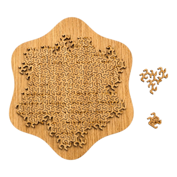 Rompecabezas Fractal Forma Floral