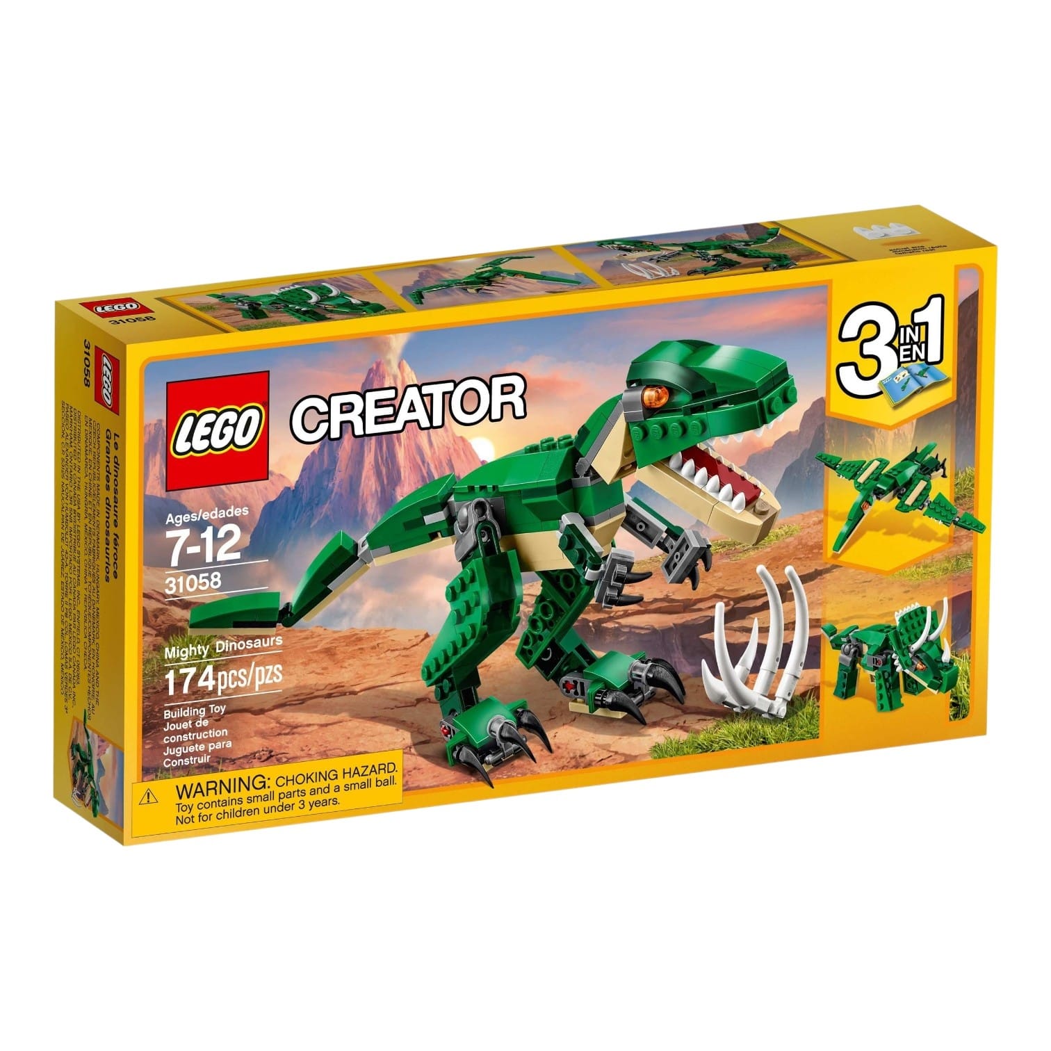 Grandes Dinosaurios Creator 3 en 1