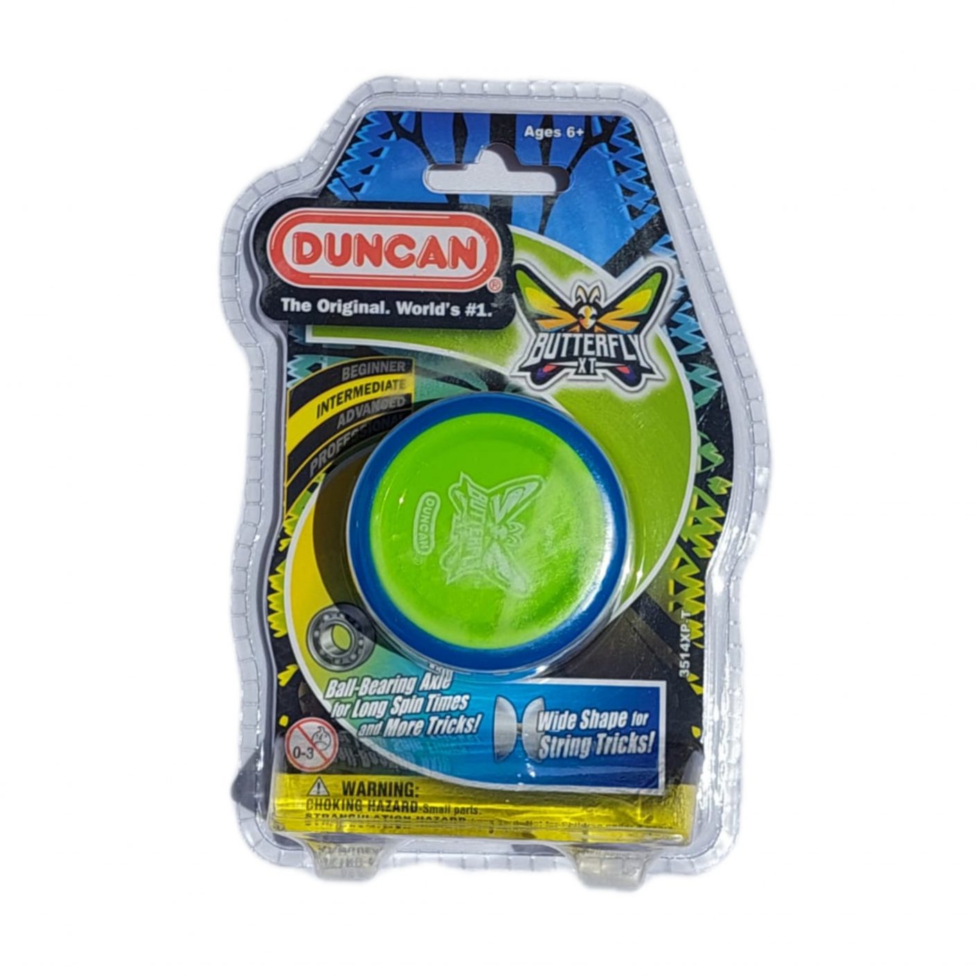 Yoyo Duncan Butterfly XT azul sólido Inteligia Never Stop Playing