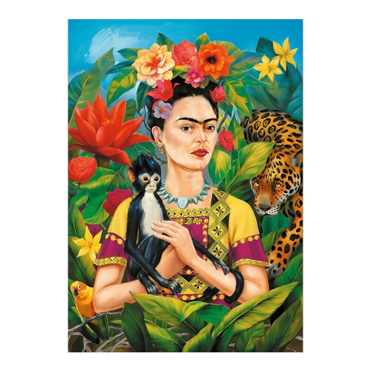 Frida Kahlo Retrato de la Jungla 1000 piezas - Imagen 2
