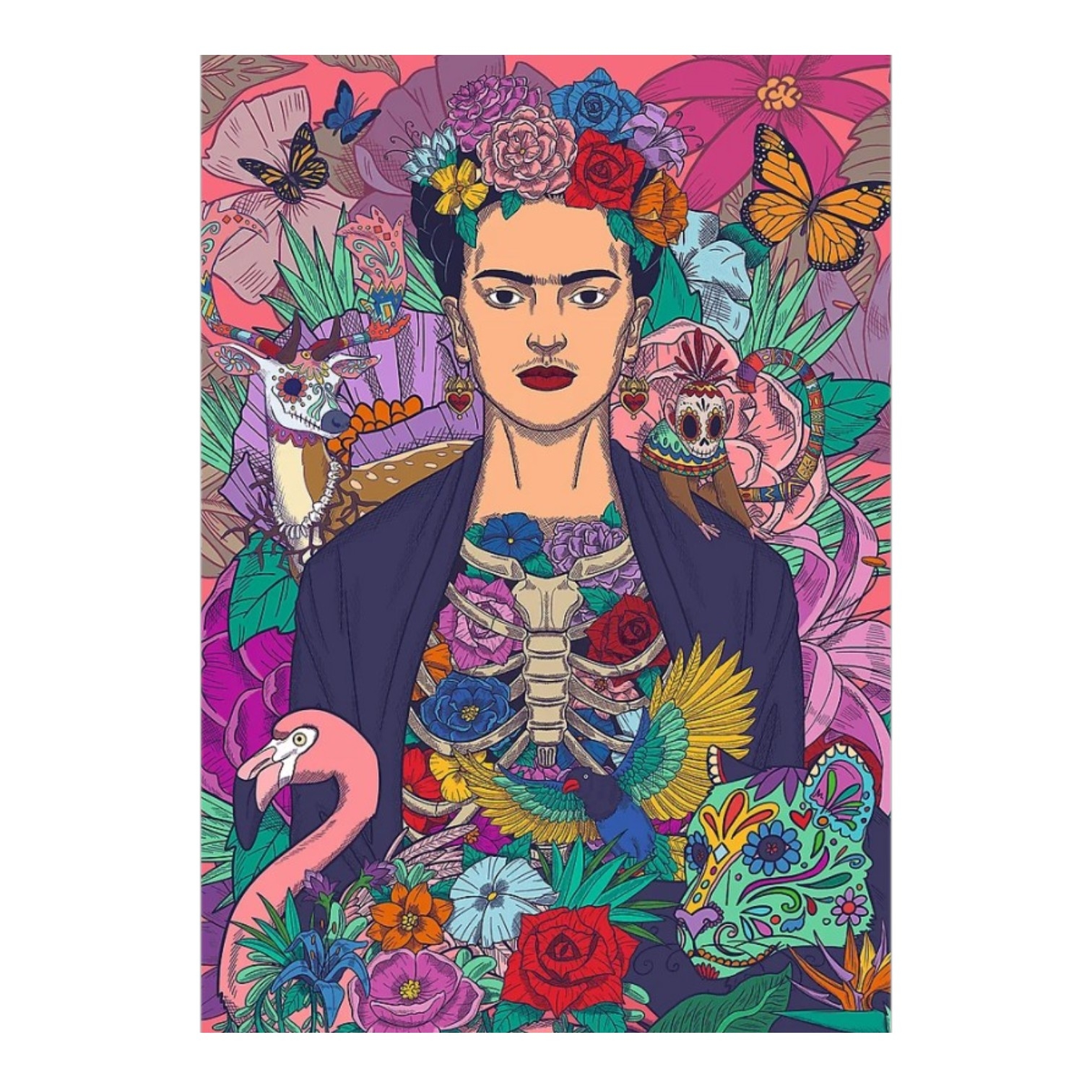 Frida Kahlo Un Alma Floreciente 1000 piezas - Imagen 3