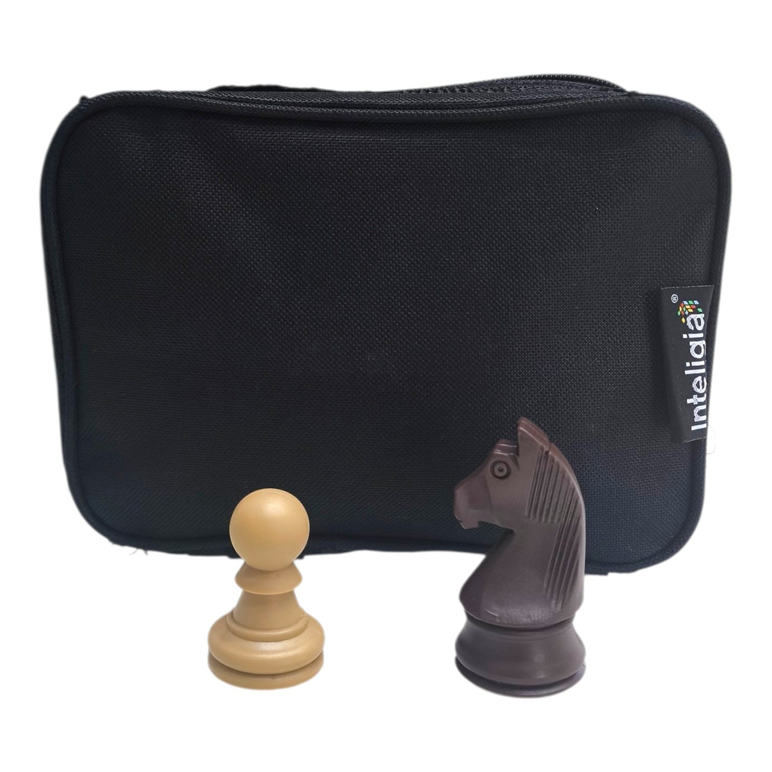 Set Ajedrez Chess Classic Doble Dama Ligero Café Beige - Imagen 4