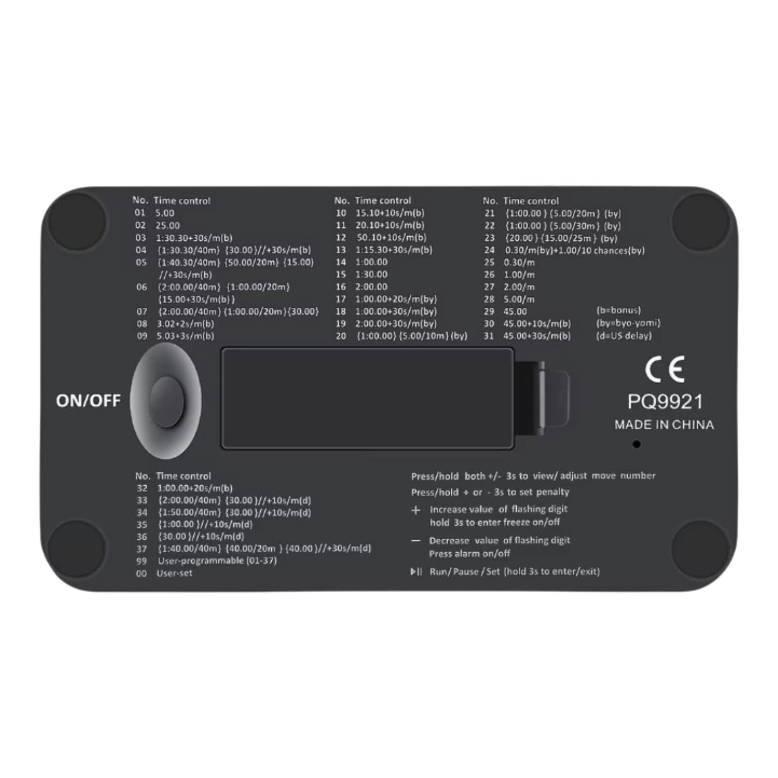 Timer de Ajedrez LEAP PQ9921 - Imagen 4
